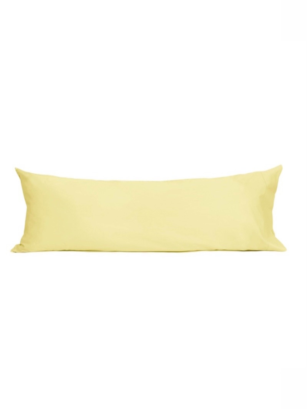 YELLOW Body Pillow Cover 100% Cotton